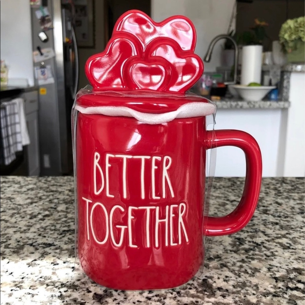 Rae Dunn Better Together Valentine’s Mug w/ Topper